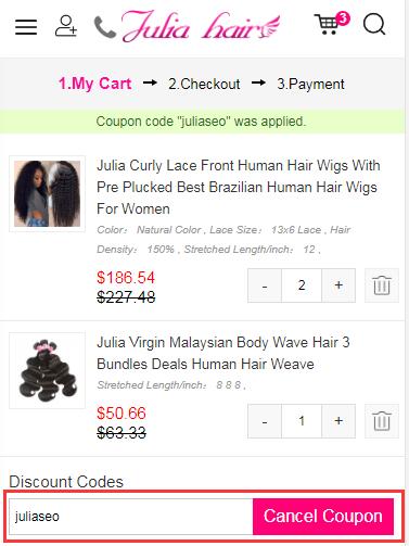 human hair extensions online promo code